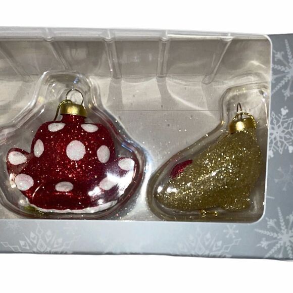 NIB DISNEY PARKS MINNIE ORNAMENT SET (4) - Picture 3 of 4